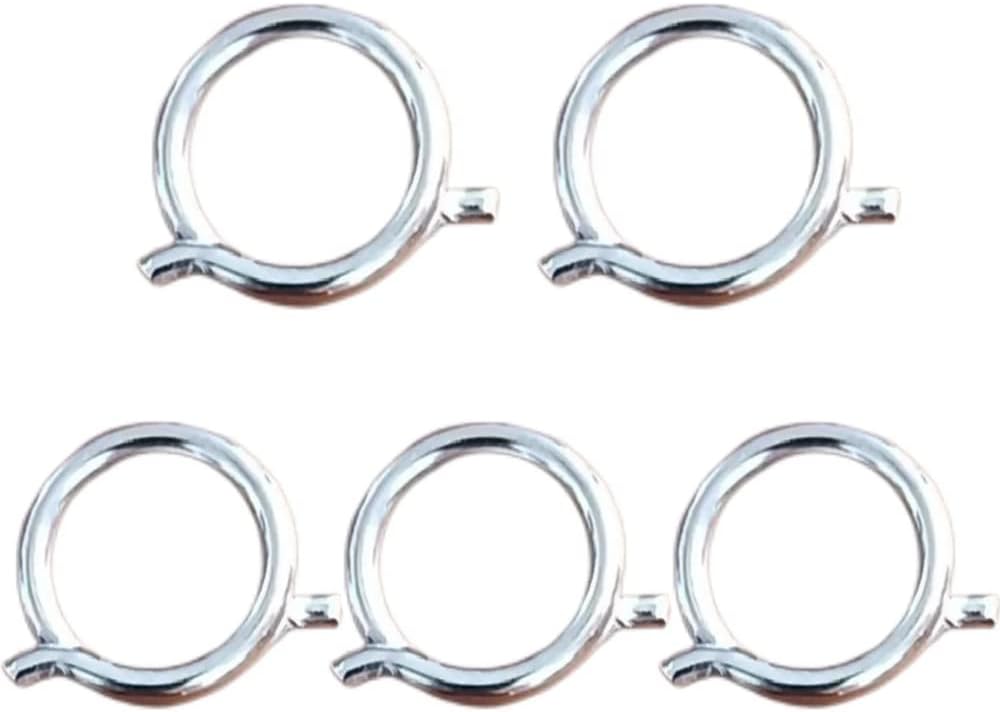 5 Pack Poultry Shears Spring Replacement Kitchen Shears Springs Loaded Ring Parts for Heavy Duty Kitchen Scissors Meat Shears (Wire1.8mm / OD15mm / ID12MM)