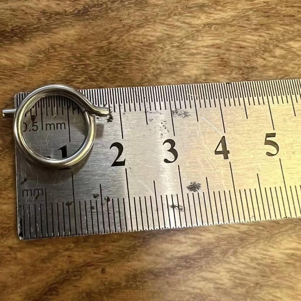 5 Pack Poultry Shears Spring Replacement Kitchen Shears Springs Loaded Ring Parts for Heavy Duty Kitchen Scissors Meat Shears (Wire1.8mm / OD15mm / ID12MM)