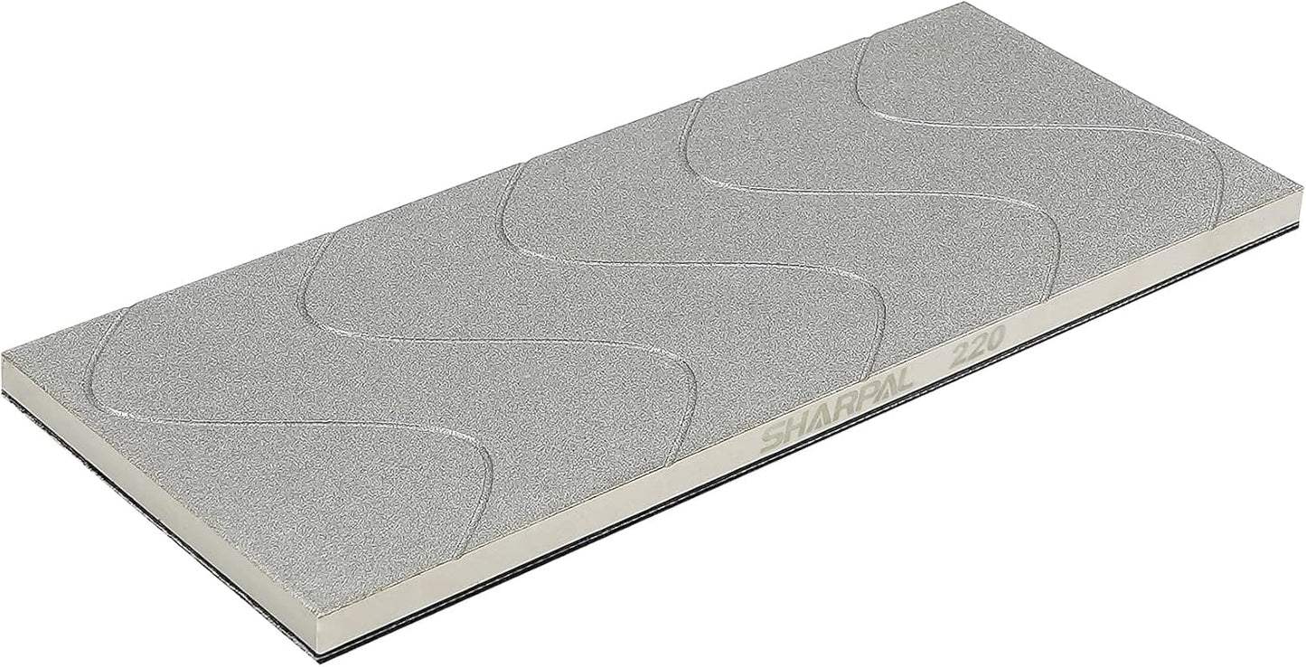 145H 10 x 4 Inch Diamond Lapping Plate, Whetstone Flattener, Extra Coarse 220 Grit for Coarse Sharpening and Flattening Stones, Fix & Re-levelling, Premium Fathers Day Gift