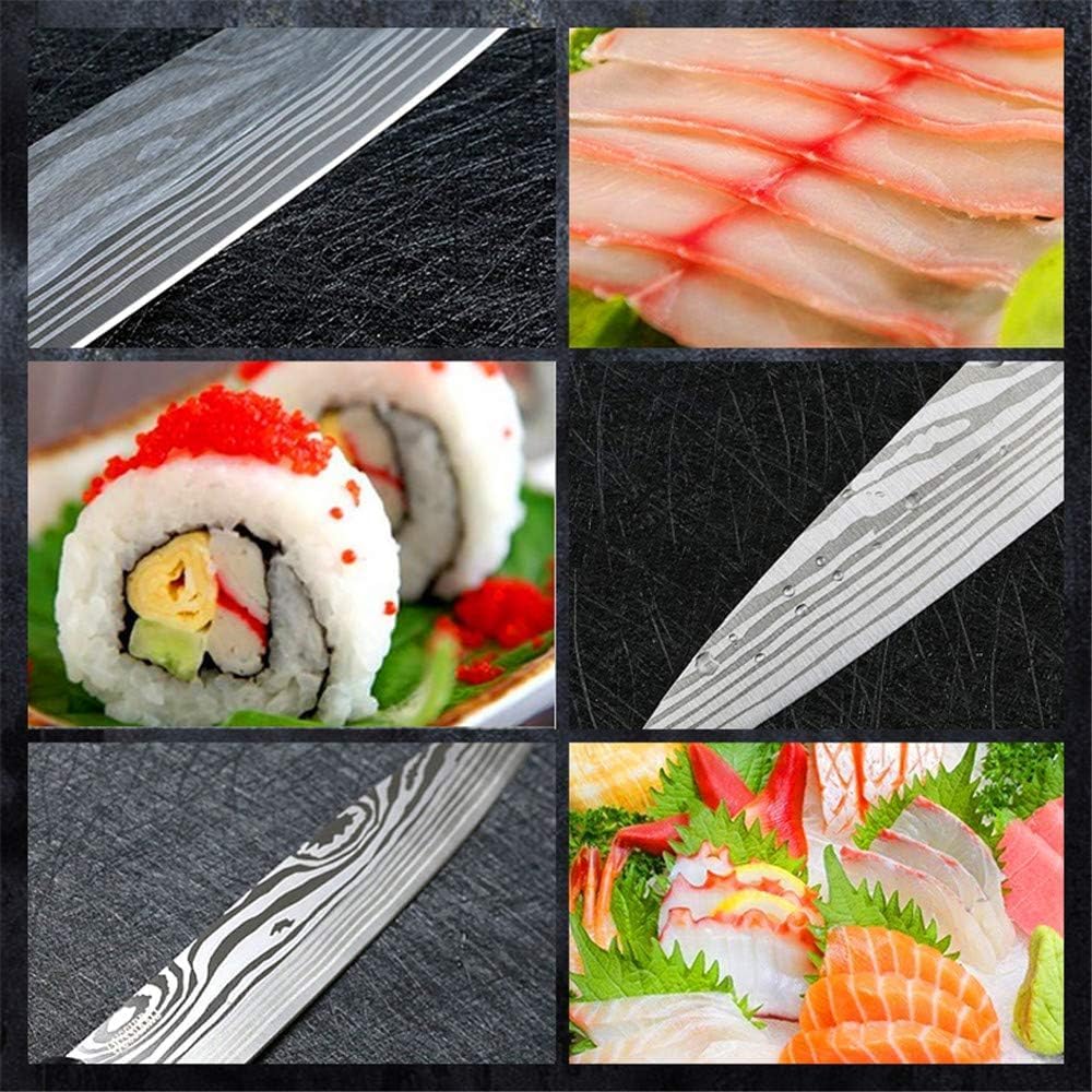 Professional Japanese Chef Knife Sashimi Sushi Salmon Knife One Sided Knifes Sashayed Cooking Knife Sharp Blade Cleaver Slicer Stainless Steel Kitchen Knives Tools (Sashimi Knife(Right-Handed Knife))