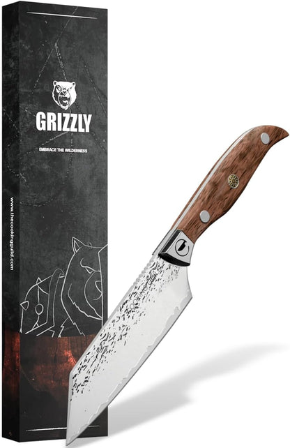 Grizzly Series 5-Inch Paring Knife - Rosewood Handle - High Carbon Stainless Steel - Rust-Resistant & Razor Sharp