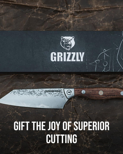 Grizzly Series 5-Inch Paring Knife - Rosewood Handle - High Carbon Stainless Steel - Rust-Resistant & Razor Sharp