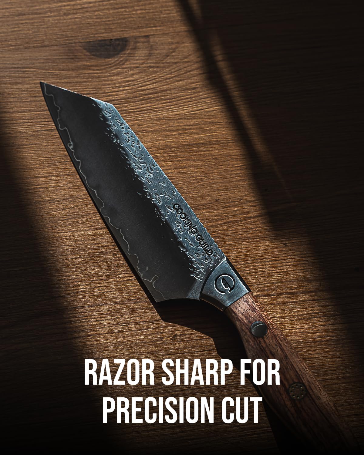 Grizzly Series 5-Inch Paring Knife - Rosewood Handle - High Carbon Stainless Steel - Rust-Resistant & Razor Sharp