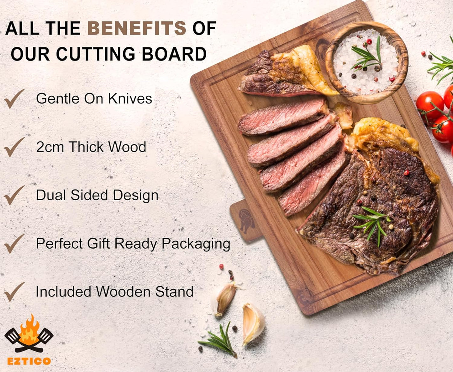 4-Piece Bamboo Cutting Board Set And Premium Scissors, Perfect Wooden Charcuterie and Chopping Boards, Ideal Juice Groove, BPA-Free, kitchen stuff, and kitchen must haves 2026.