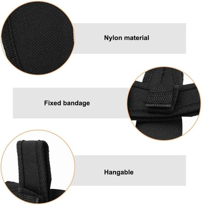 3PCS Straight Knife Sleeve, Nylon Knife Sheath Wearproof Knife Holster with Fixed Loop for Outdoor Camping Travel（for 3.9'' Blade Knife ）