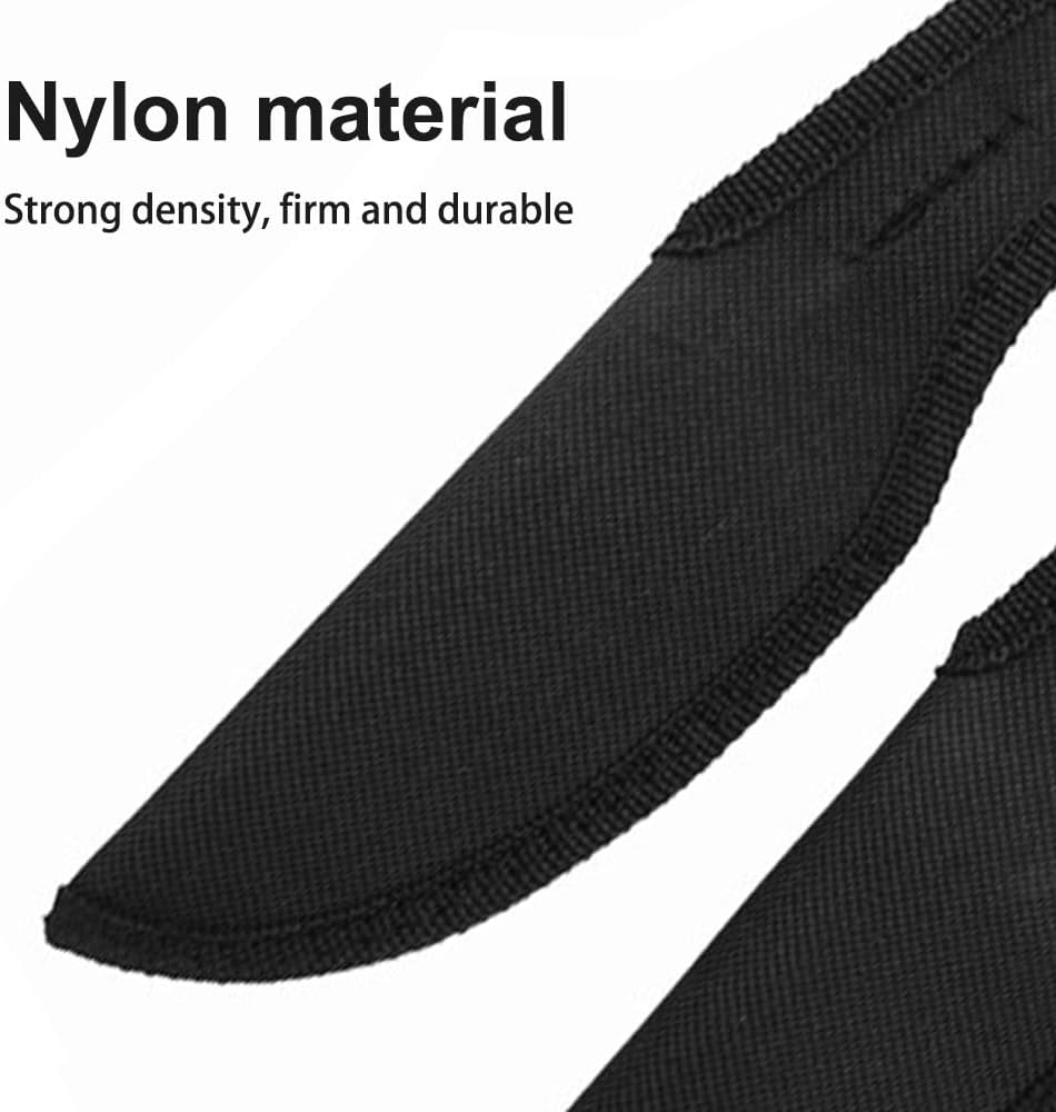 3PCS Straight Knife Sleeve, Nylon Knife Sheath Wearproof Knife Holster with Fixed Loop for Outdoor Camping Travel（for 3.9'' Blade Knife ）
