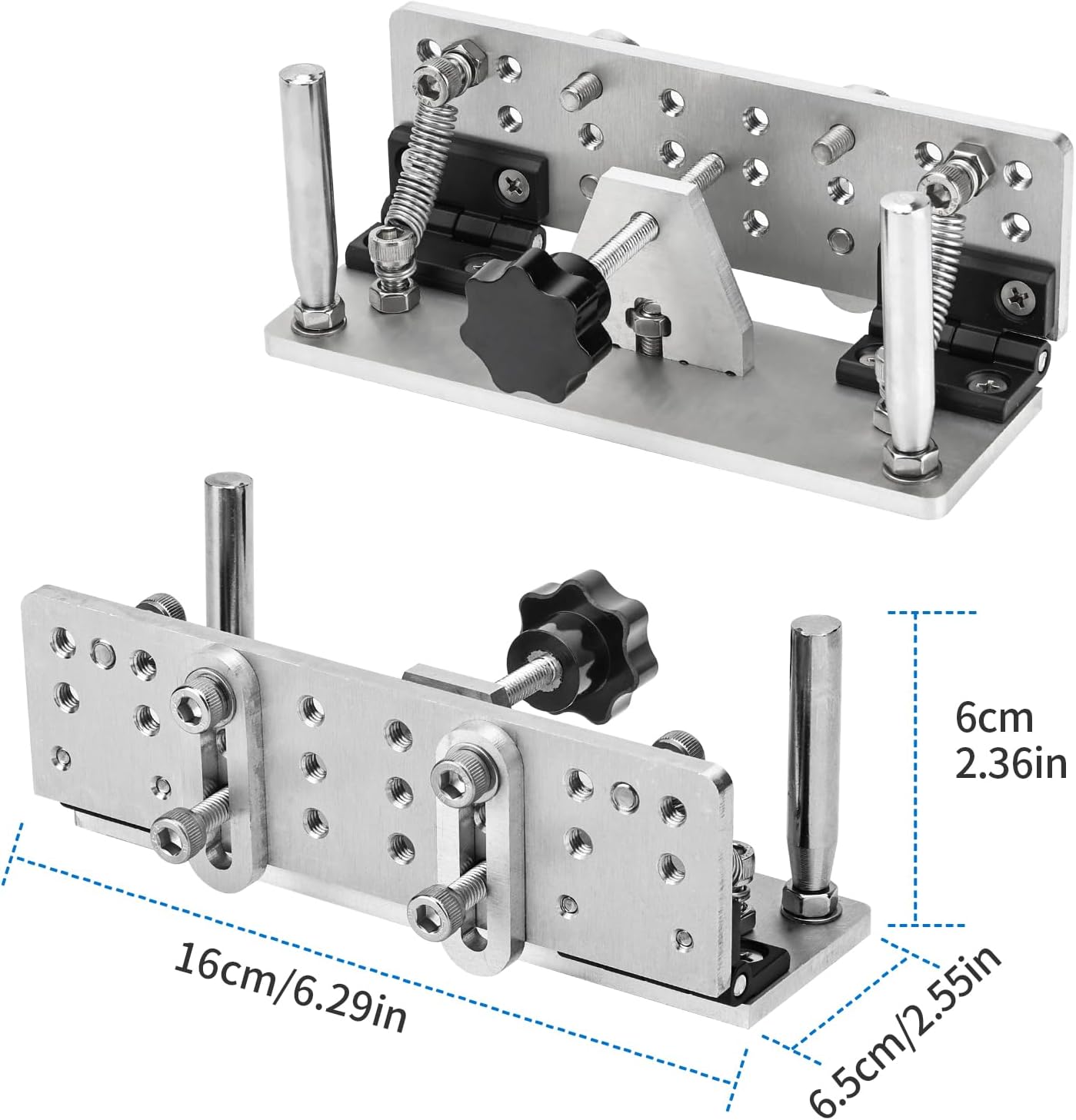 Belt Grinder Knife Jig Manual Sharpener Holder Long Sharpening Locator Fixed Angle Jig for Belt Sander Belt Machine (Small)