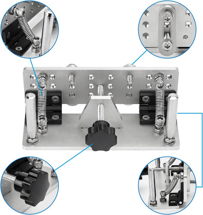 Belt Grinder Knife Jig Manual Sharpener Holder Long Sharpening Locator Fixed Angle Jig for Belt Sander Belt Machine (Small)