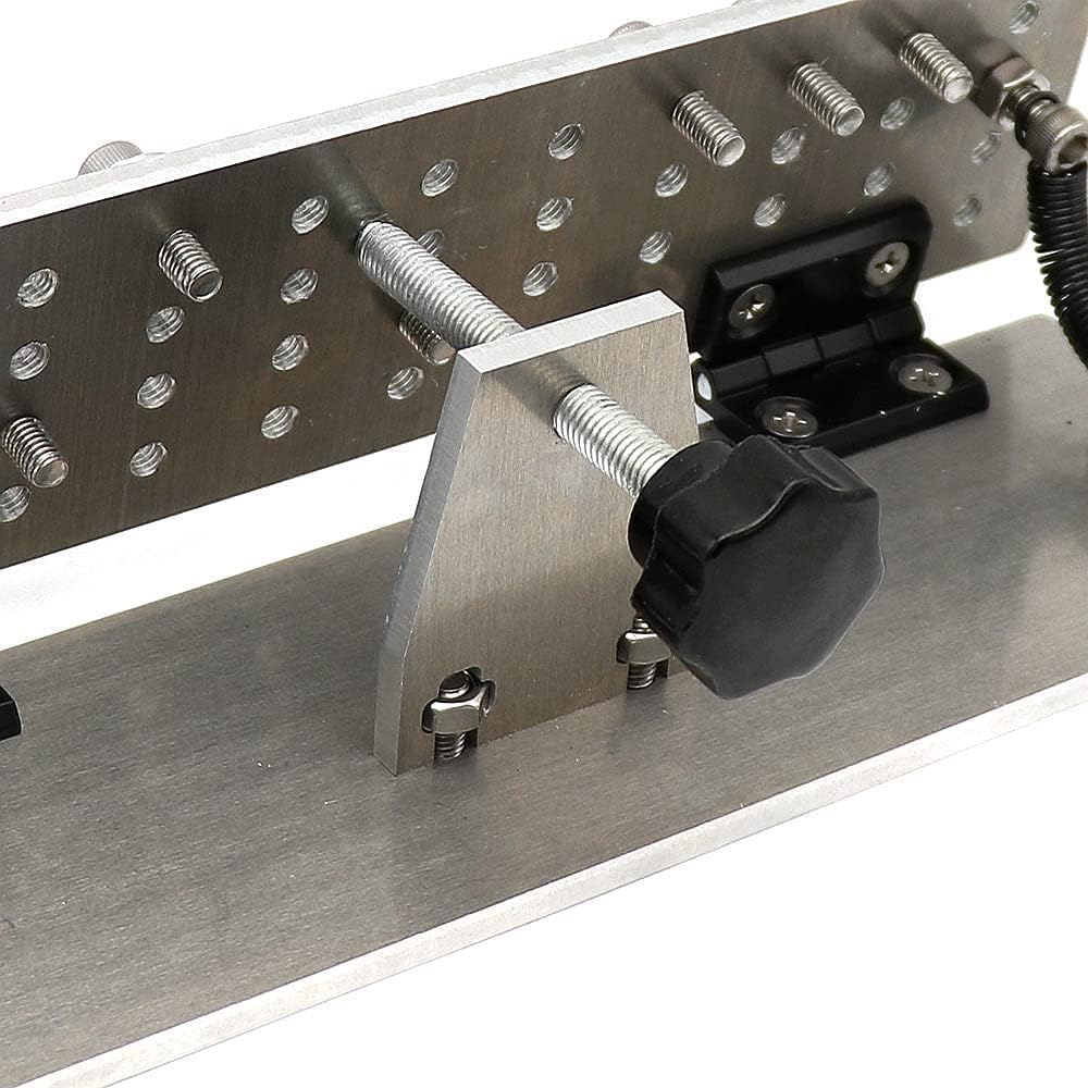Belt Grinder Knife Jig Manual Sharpener Holder Long Sharpening Locator Fixed Angle Jig for Belt Sander Belt Machine (Small)