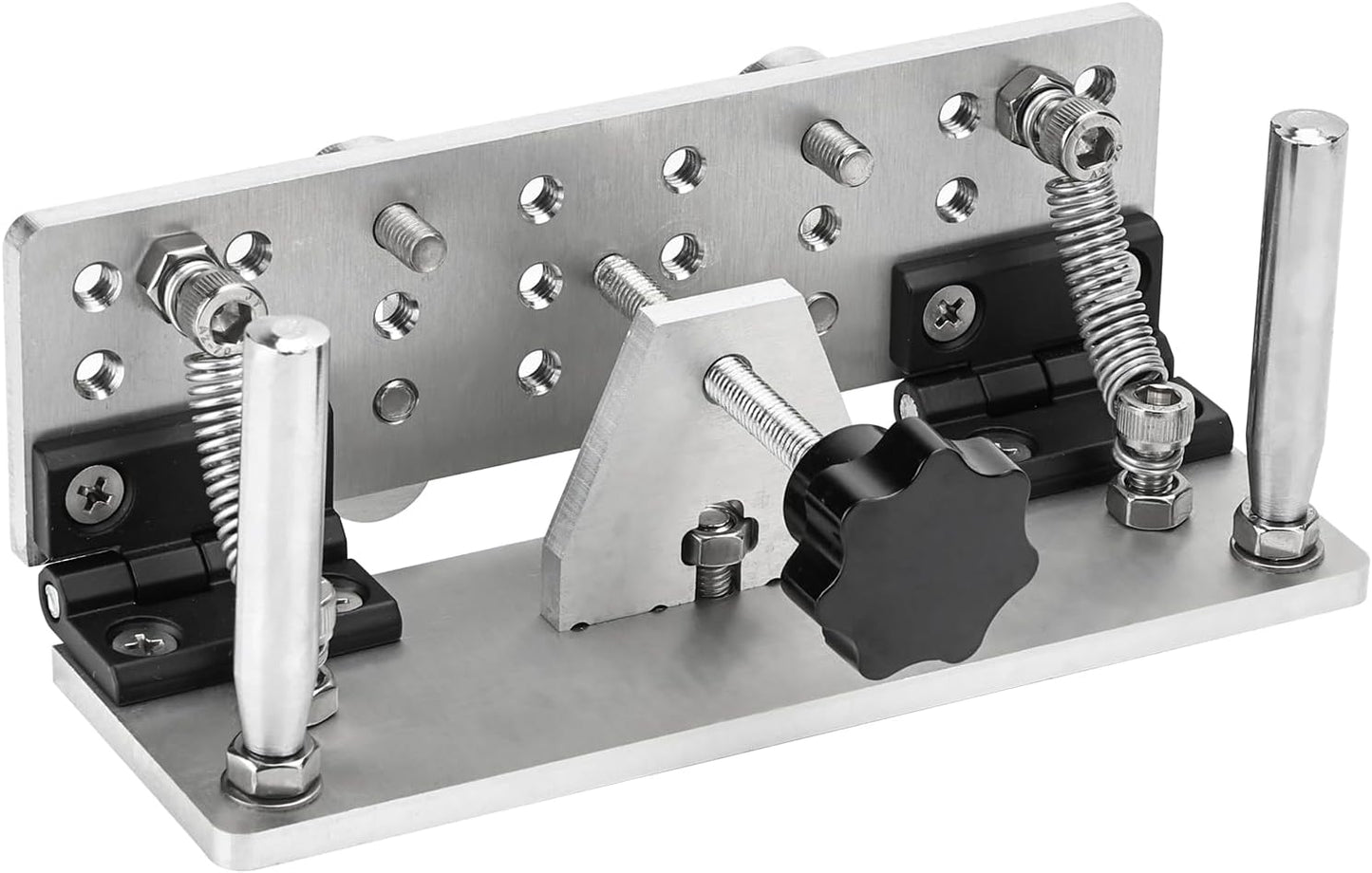 Belt Grinder Knife Jig Manual Sharpener Holder Long Sharpening Locator Fixed Angle Jig for Belt Sander Belt Machine (Small)