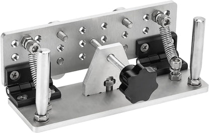 Belt Grinder Knife Jig Manual Sharpener Holder Long Sharpening Locator Fixed Angle Jig for Belt Sander Belt Machine (Small)