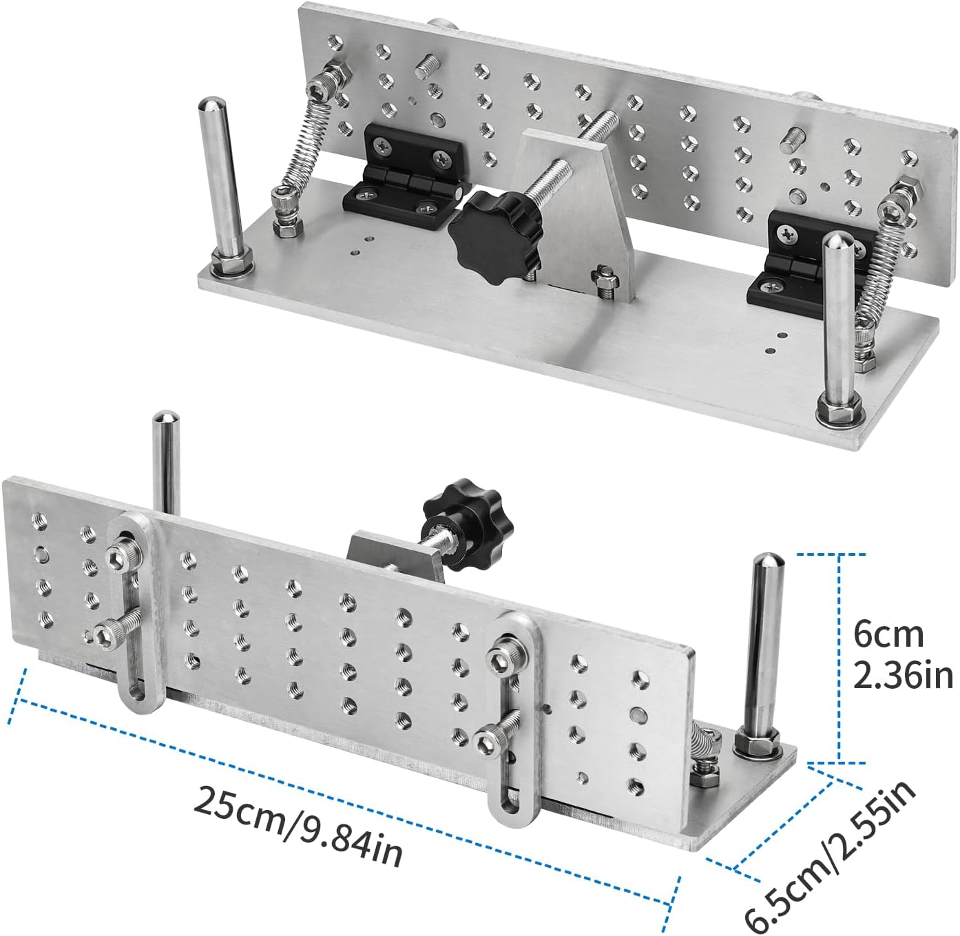 Belt Grinder Knife Jig Manual Sharpener Holder Long Sharpening Locator Fixed Angle Jig for Belt Sander Belt Machine (Small)