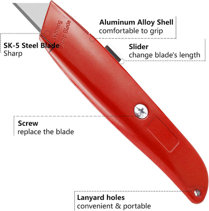 Utility Knife Box Cutter Retractable PVC Pipe Cutter