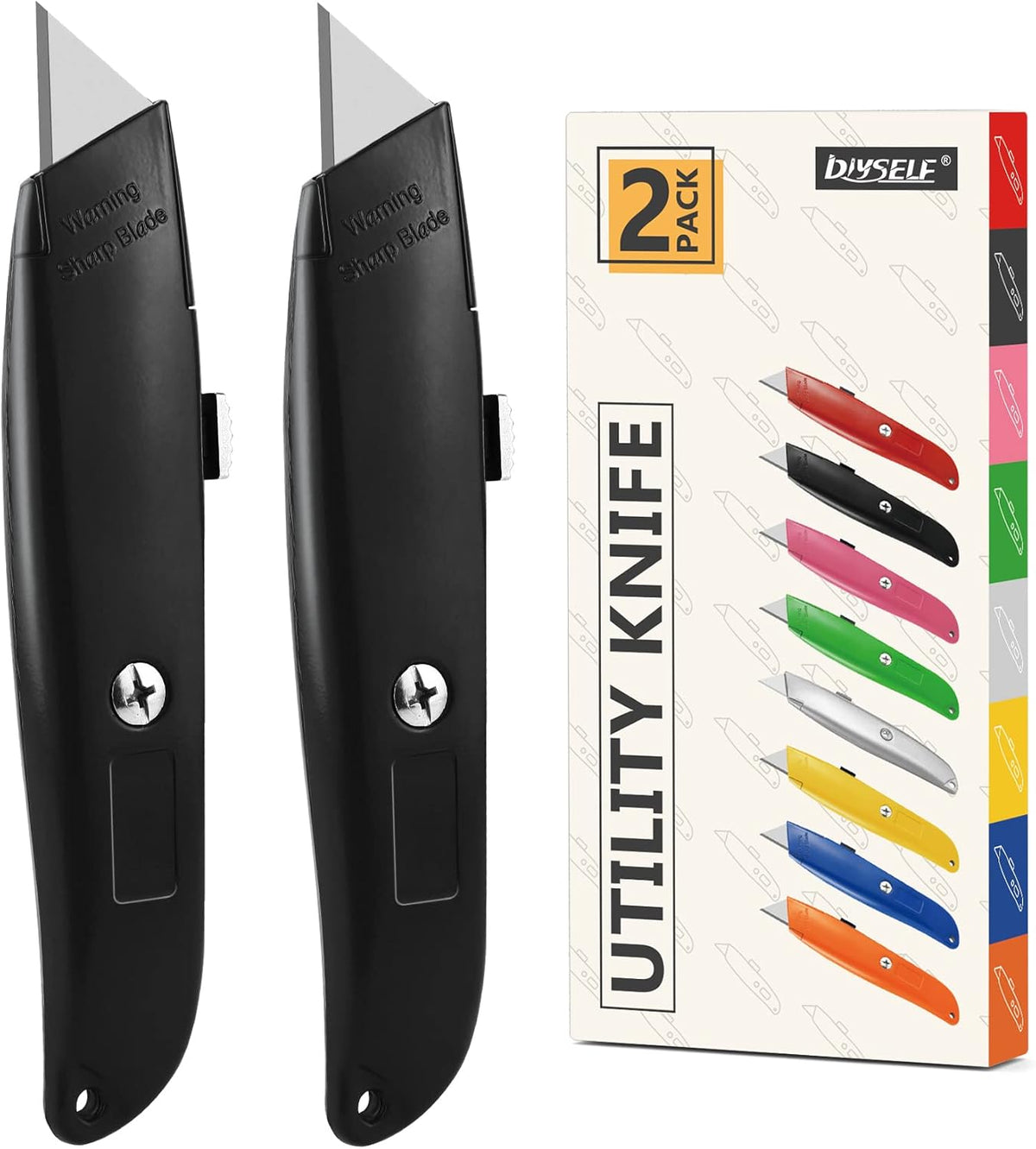 Utility Knife Box Cutter Retractable PVC Pipe Cutter