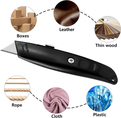 Utility Knife Box Cutter Retractable PVC Pipe Cutter