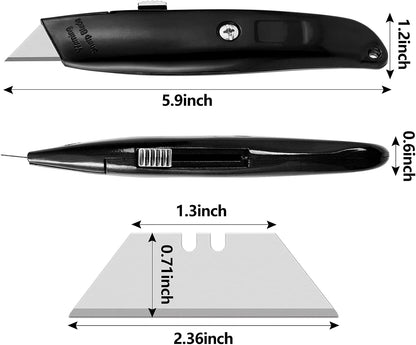 Utility Knife Box Cutter Retractable PVC Pipe Cutter
