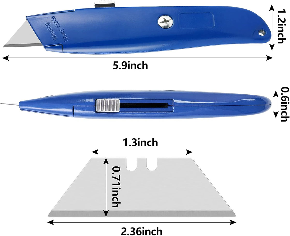 Utility Knife Box Cutter Retractable PVC Pipe Cutter