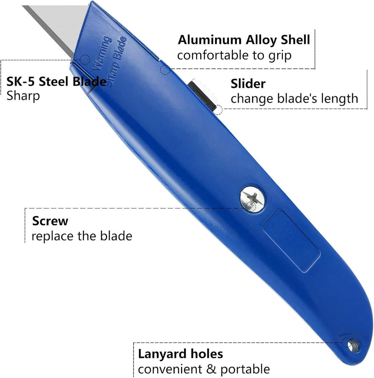 Utility Knife Box Cutter Retractable PVC Pipe Cutter