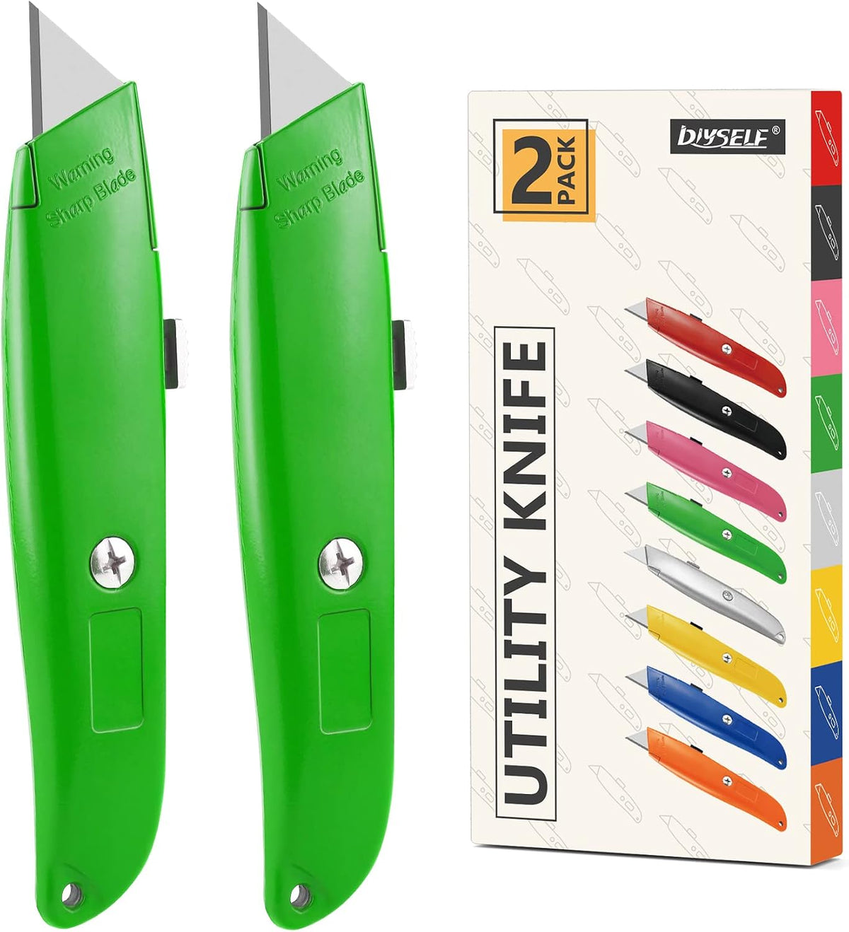 Utility Knife Box Cutter Retractable PVC Pipe Cutter