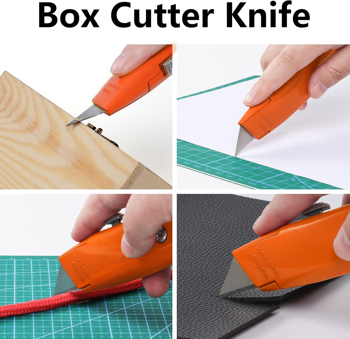 Utility Knife Box Cutter Retractable PVC Pipe Cutter