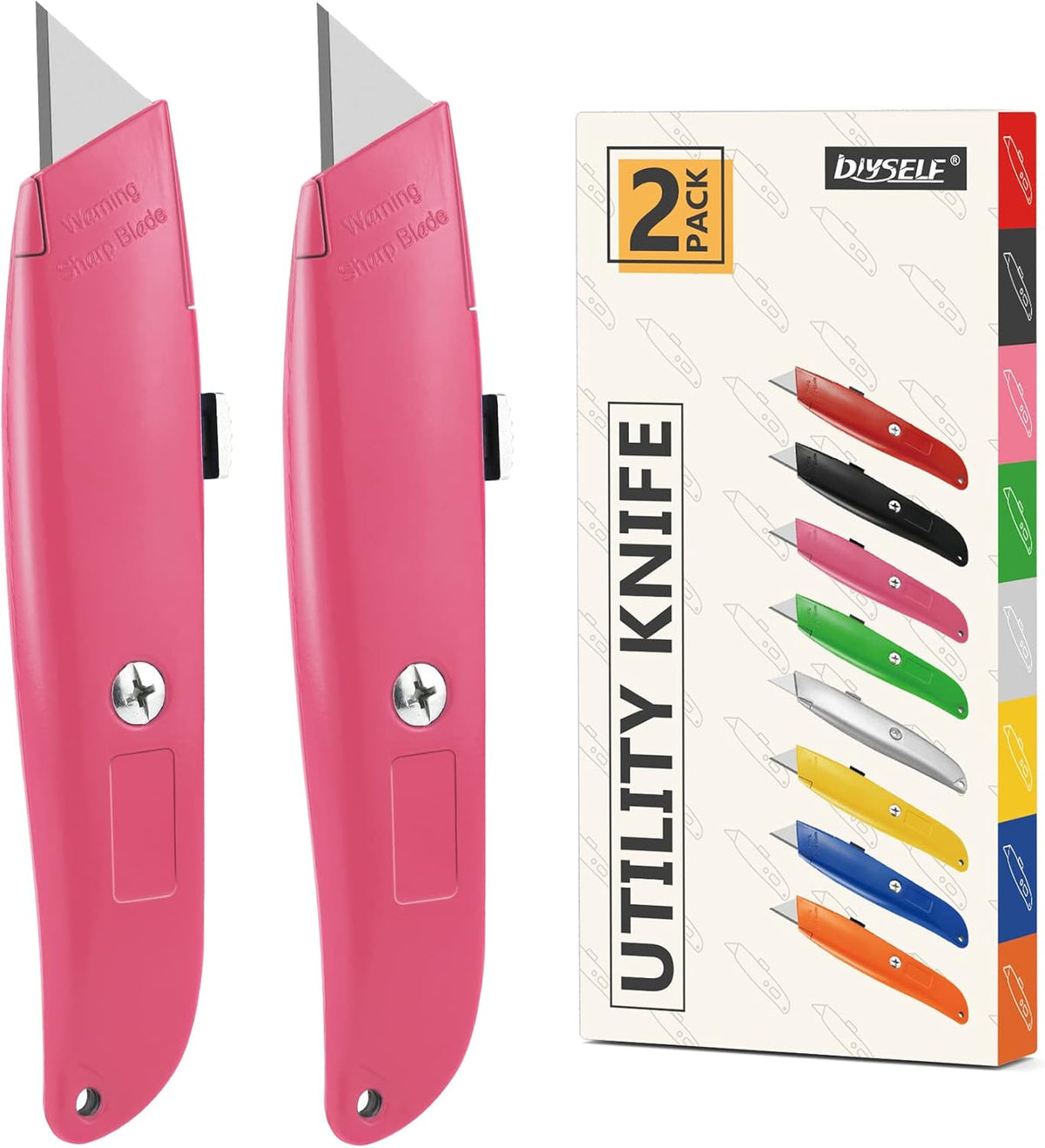 Utility Knife Box Cutter Retractable PVC Pipe Cutter