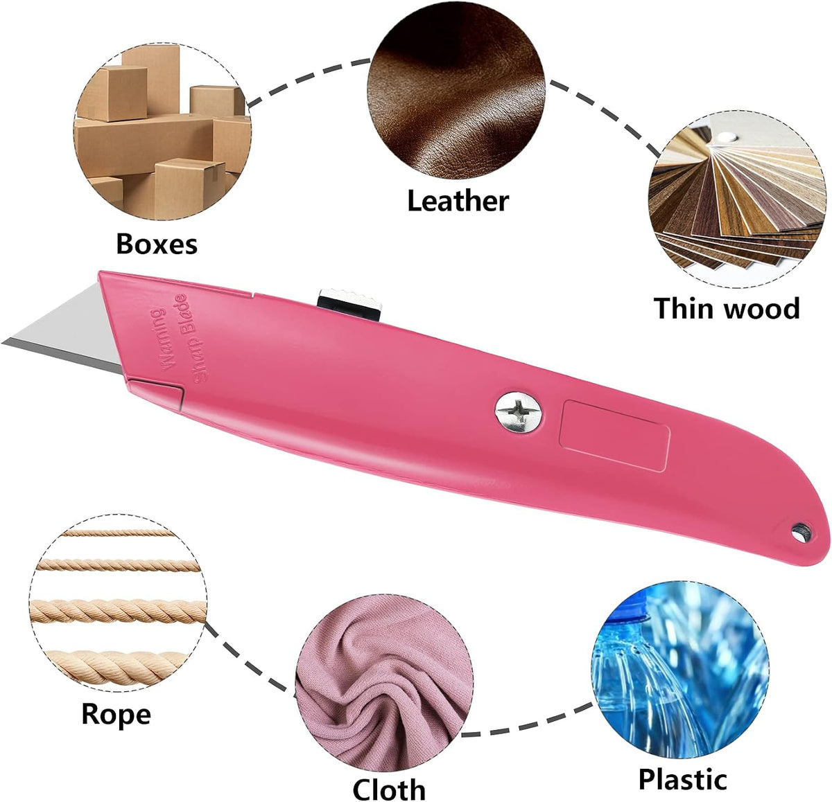 Utility Knife Box Cutter Retractable PVC Pipe Cutter