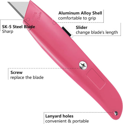 Utility Knife Box Cutter Retractable PVC Pipe Cutter