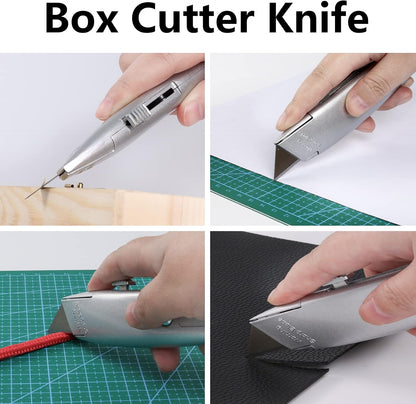 Utility Knife Box Cutter Retractable PVC Pipe Cutter