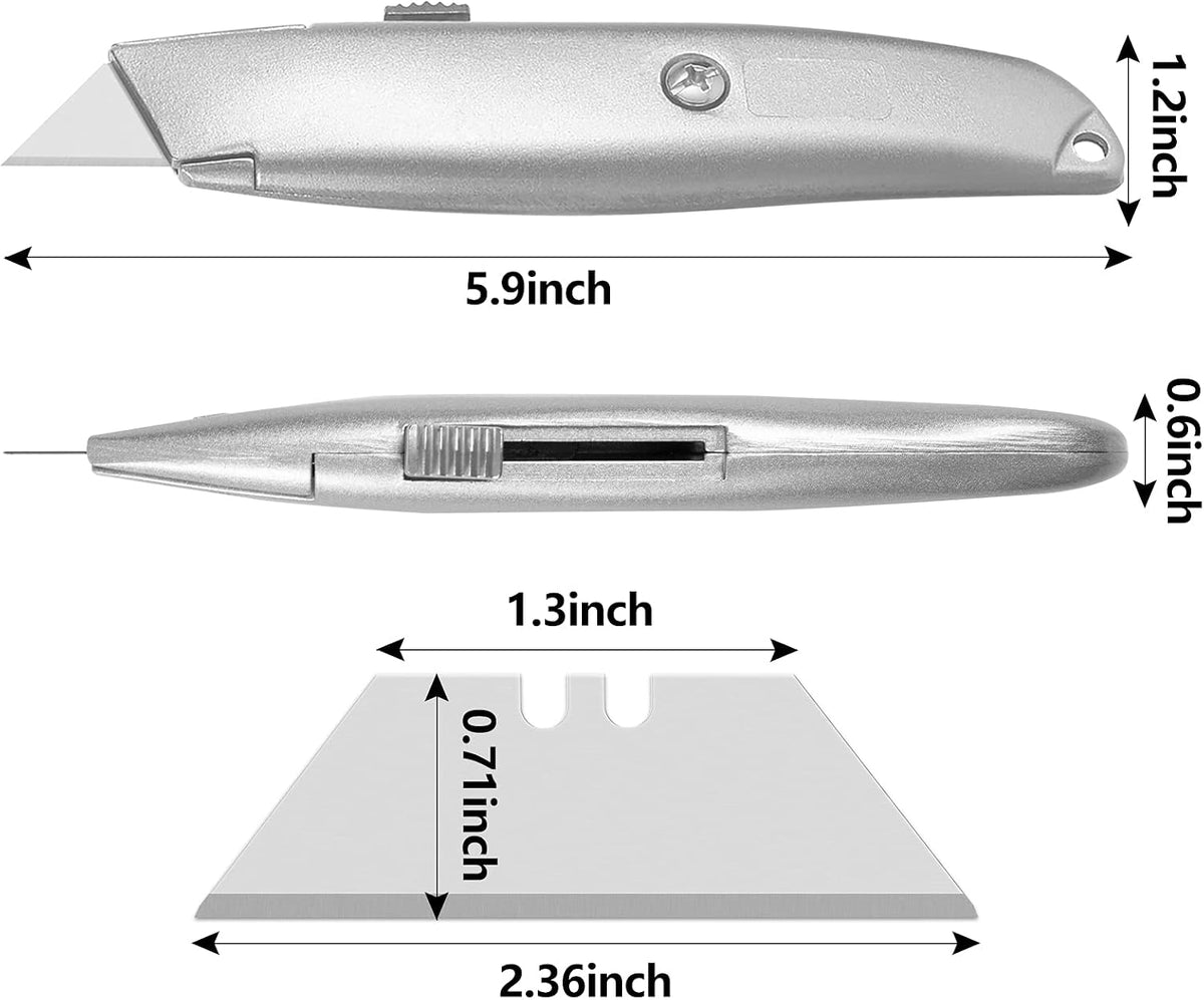 Utility Knife Box Cutter Retractable PVC Pipe Cutter