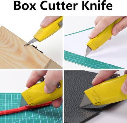 Utility Knife Box Cutter Retractable PVC Pipe Cutter