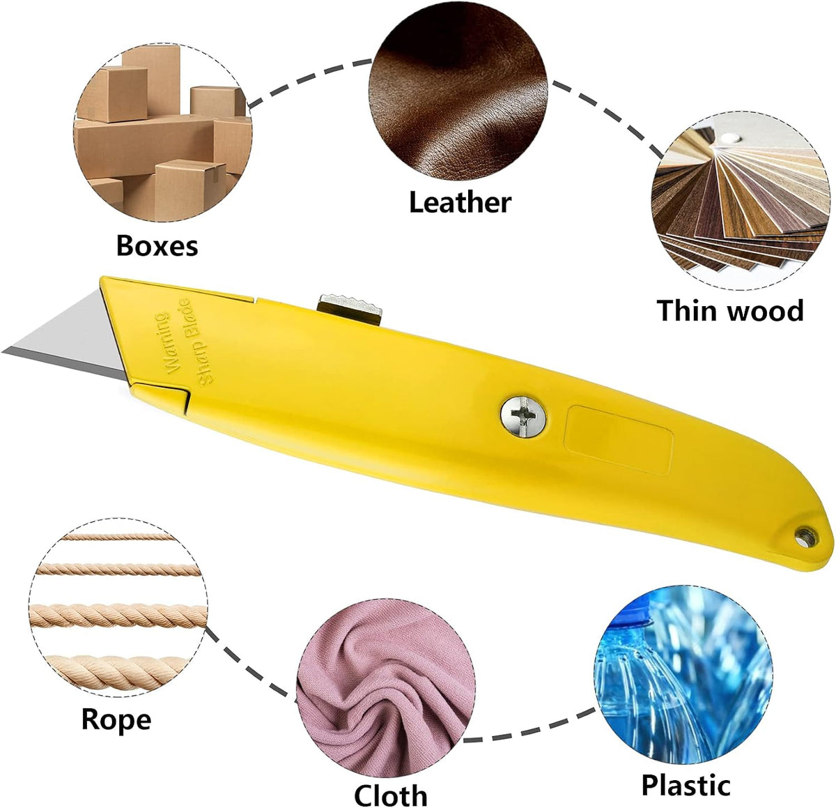 Utility Knife Box Cutter Retractable PVC Pipe Cutter