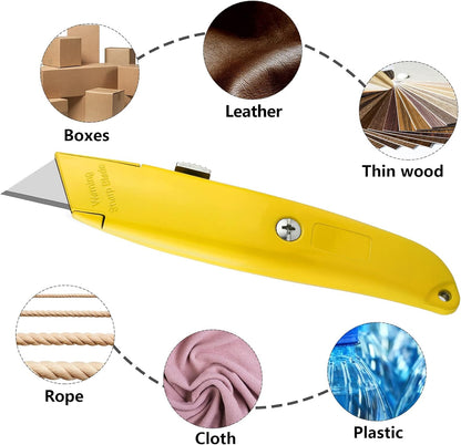 Utility Knife Box Cutter Retractable PVC Pipe Cutter