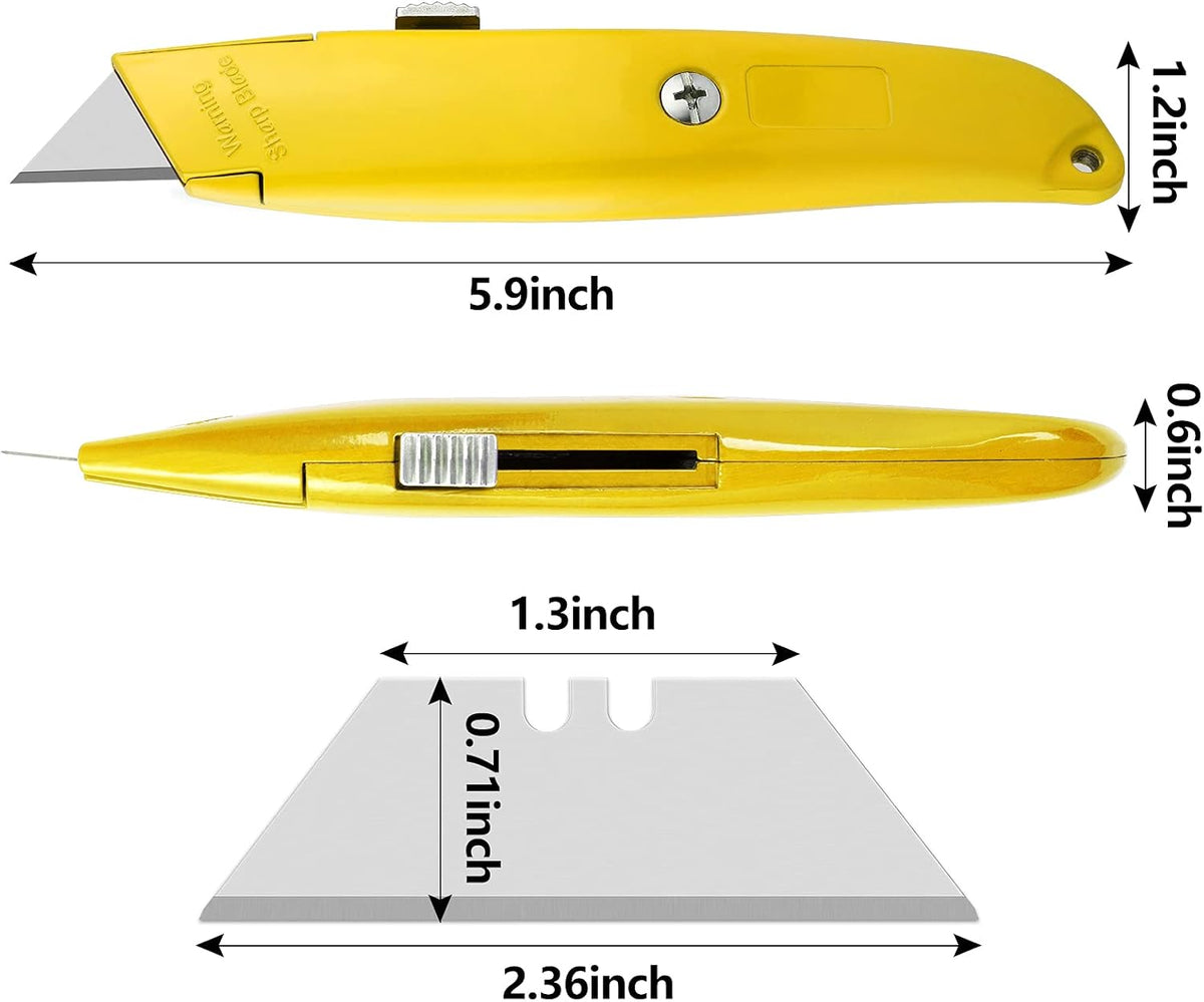 Utility Knife Box Cutter Retractable PVC Pipe Cutter
