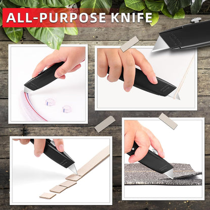 Utility Knife Box Cutter Retractable PVC Pipe Cutter