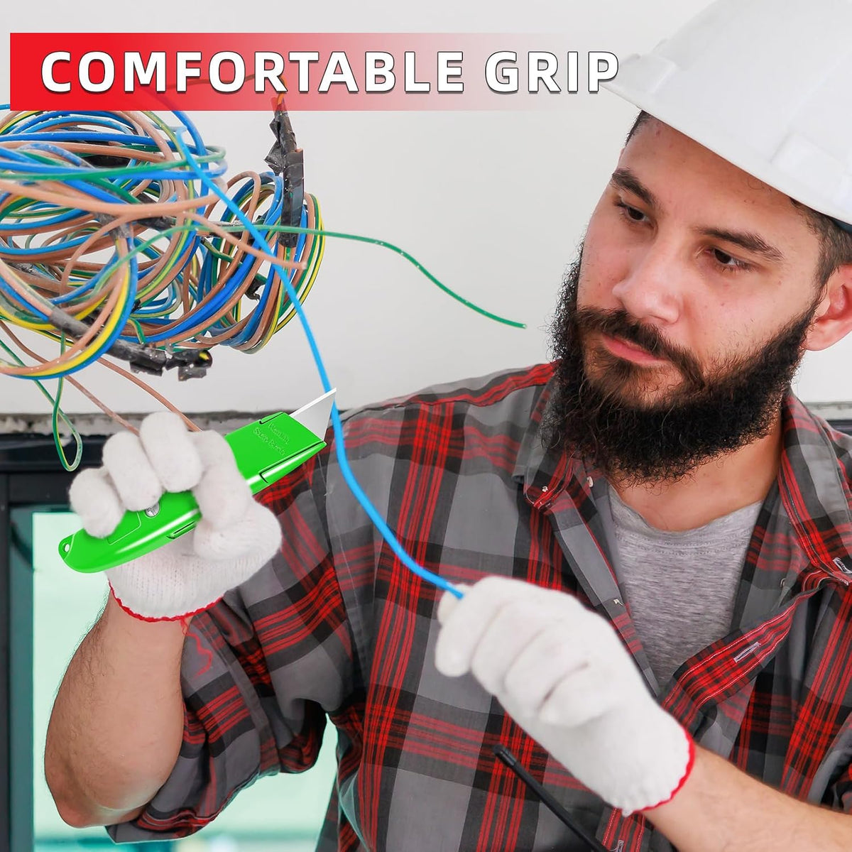 Utility Knife Box Cutter Retractable PVC Pipe Cutter