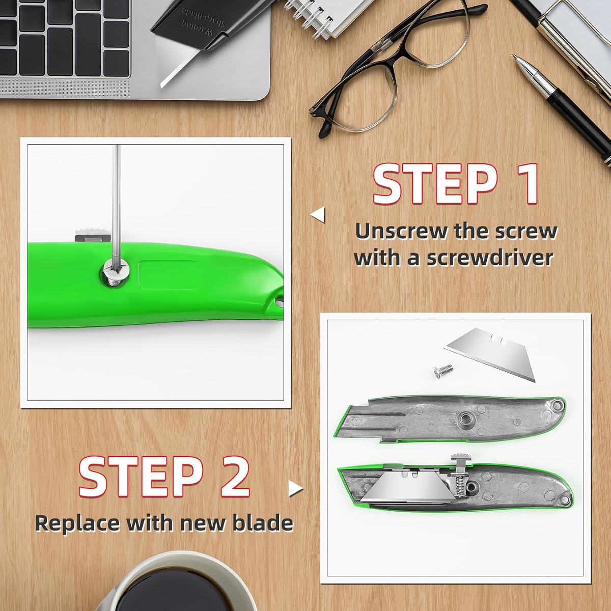 Utility Knife Box Cutter Retractable PVC Pipe Cutter