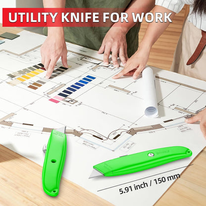 Utility Knife Box Cutter Retractable PVC Pipe Cutter