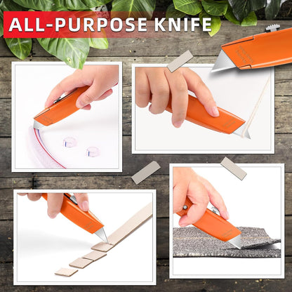 Utility Knife Box Cutter Retractable PVC Pipe Cutter