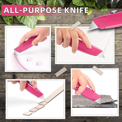 Utility Knife Box Cutter Retractable PVC Pipe Cutter