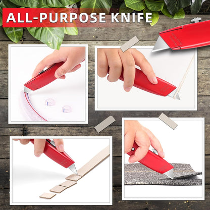 Utility Knife Box Cutter Retractable PVC Pipe Cutter