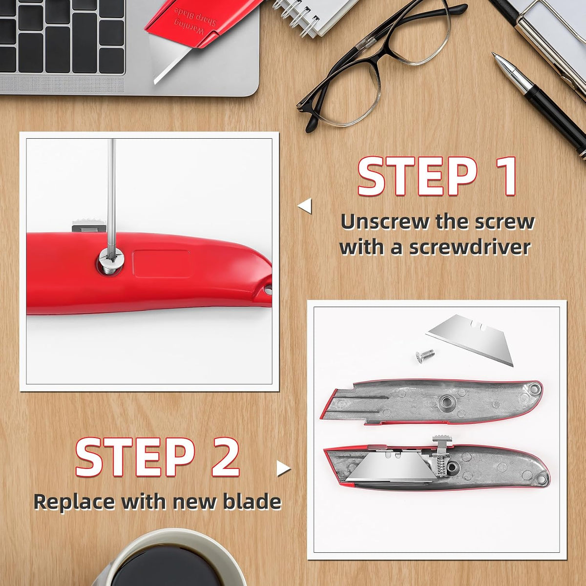 Utility Knife Box Cutter Retractable PVC Pipe Cutter