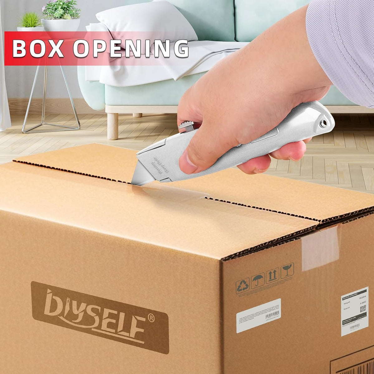 Utility Knife Box Cutter Retractable PVC Pipe Cutter