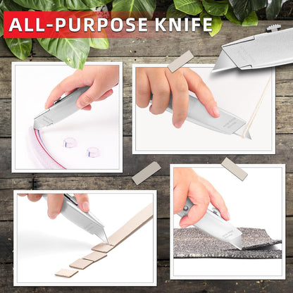 Utility Knife Box Cutter Retractable PVC Pipe Cutter