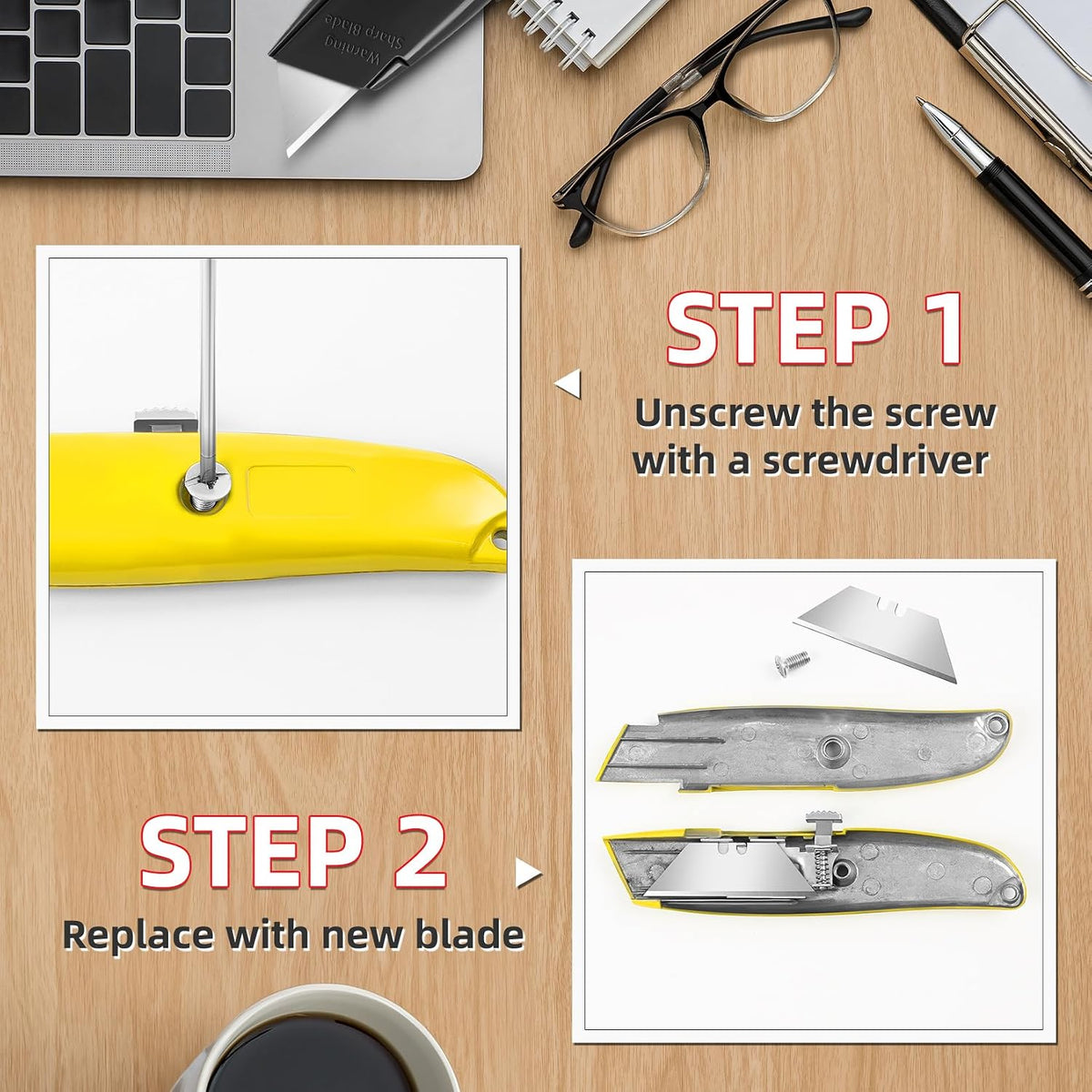 Utility Knife Box Cutter Retractable PVC Pipe Cutter