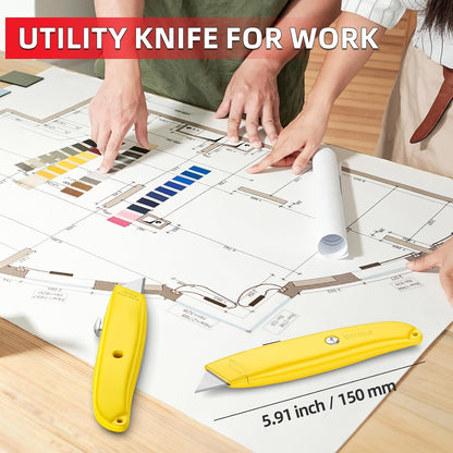 Utility Knife Box Cutter Retractable PVC Pipe Cutter