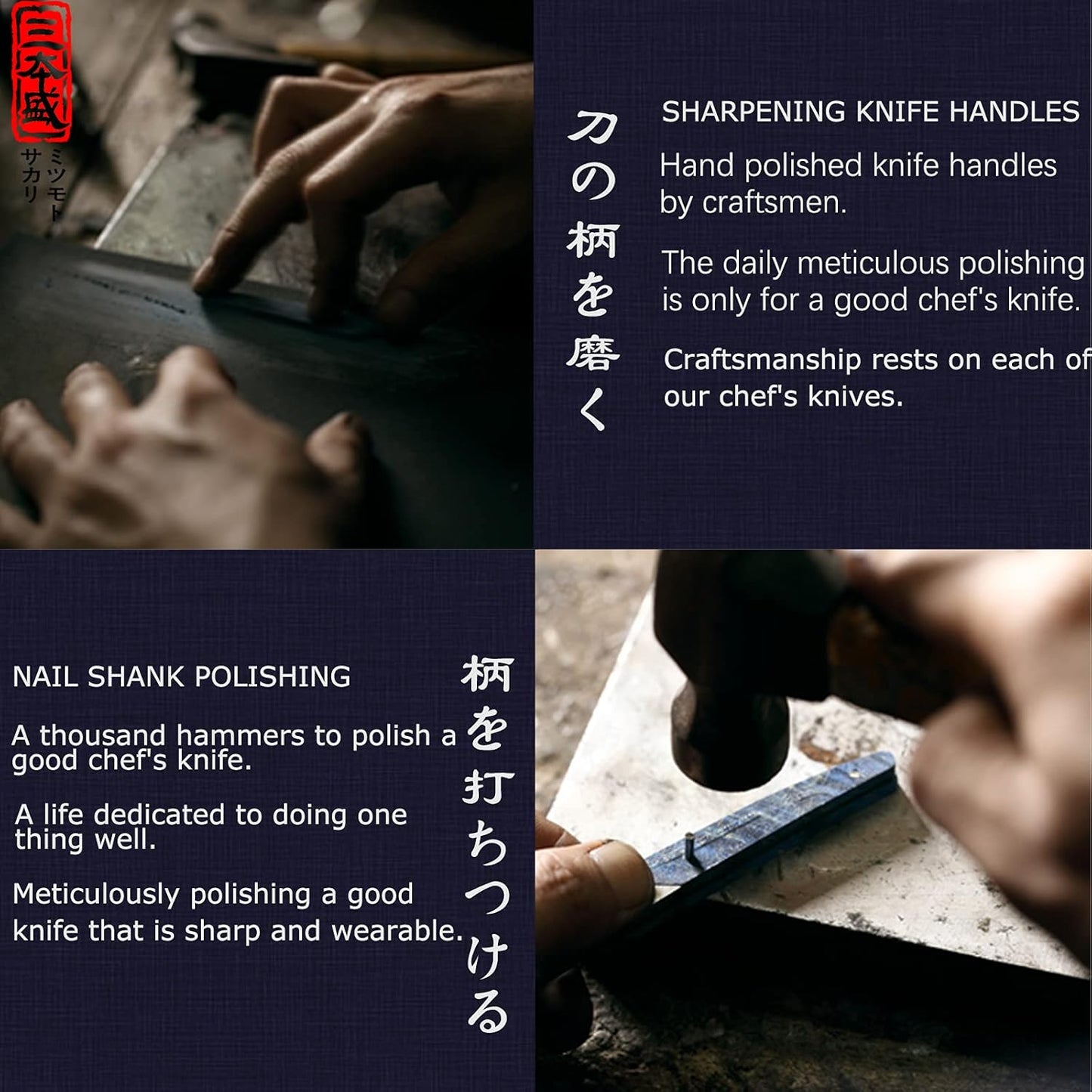 Gyuto Chef Knife 8 Inch, Japanese VG-10 Hand Forged Kitchen Knife for Meat & Vegetables, G10 Handle with Sandalwood Box