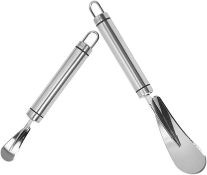 2pcs Stainless Steel Citrus Peeler Set Multifunctional Grapefruit Knife and Orange Peeling Tool Kitchen Accessory for Effortless Citrus Preparation