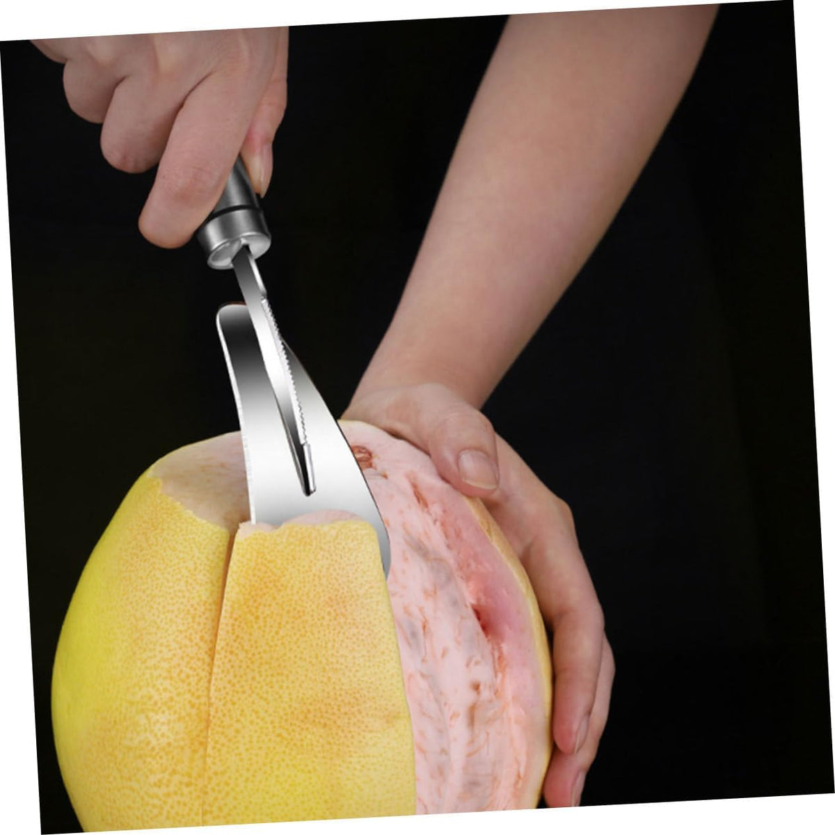 2pcs Stainless Steel Citrus Peeler Set Multifunctional Grapefruit Knife and Orange Peeling Tool Kitchen Accessory for Effortless Citrus Preparation