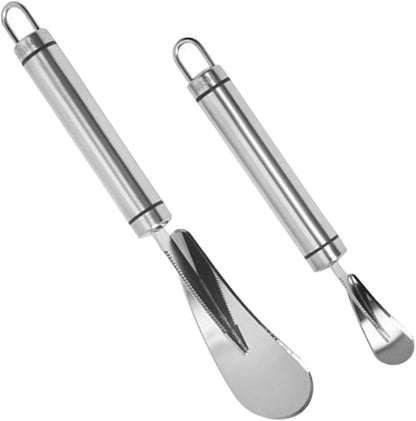 2pcs Stainless Steel Citrus Peeler Set Multifunctional Grapefruit Knife and Orange Peeling Tool Kitchen Accessory for Effortless Citrus Preparation