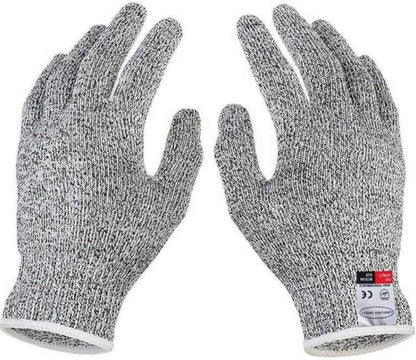Cut Resistant Glove - High Performance Level 5 Protection for Kitchen Cutting, Food Grade Safety Gloves for Cutting (Small, 1 Pair Stand Glove)